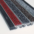 Aluminum Alloy Rubber Link Sand Scraping Dust-removal Non Slip Metal Entry Indoor Outdoor Mats